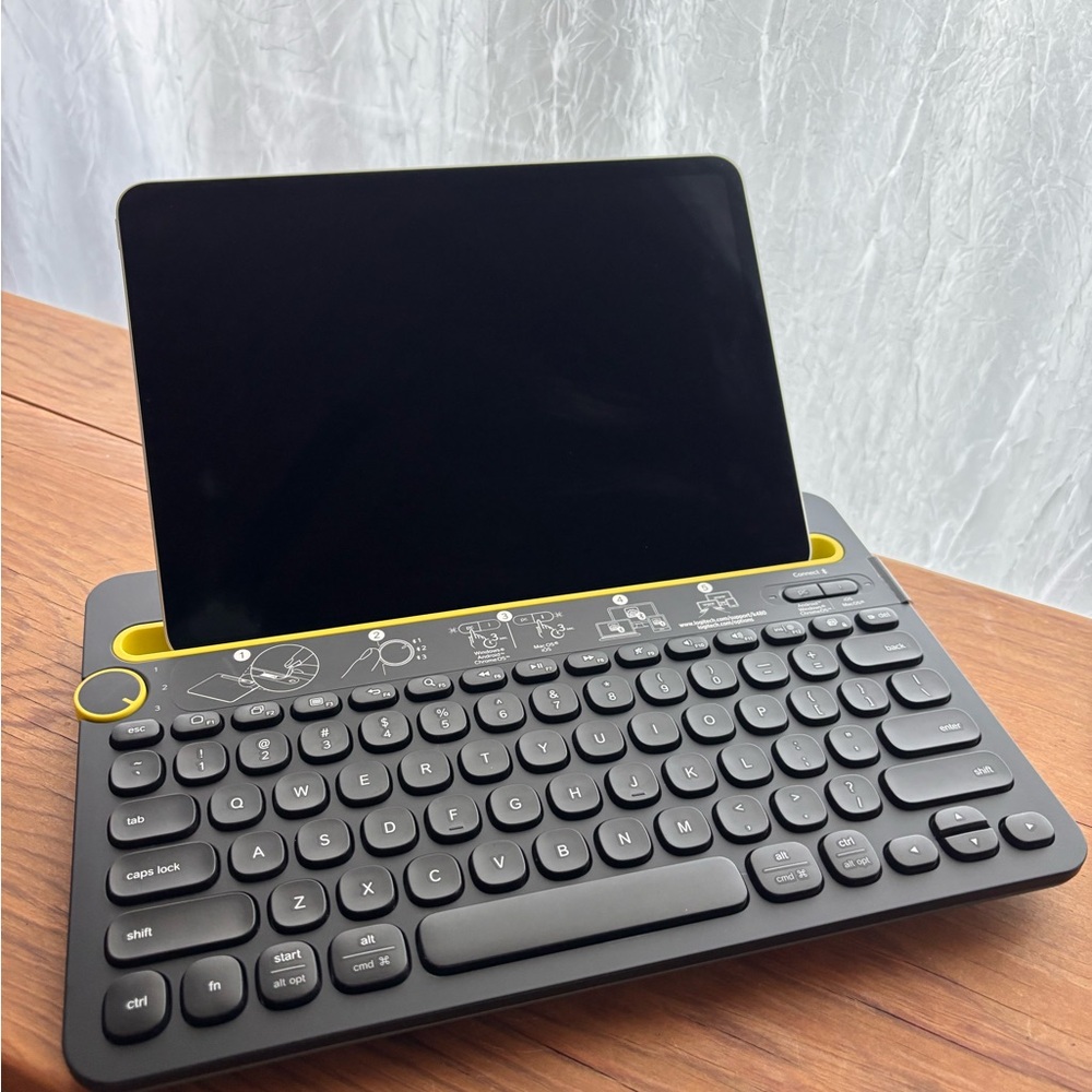 🔥SOLD🔥 Logitech K480 Multi-Device Bluetooth Keyboard w/ Tablet Stand